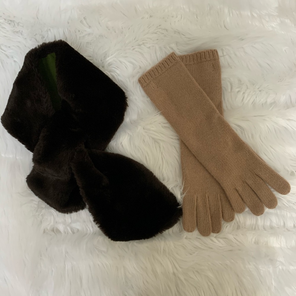 Lauren by Ralph Lauren gloves & Echo scarf